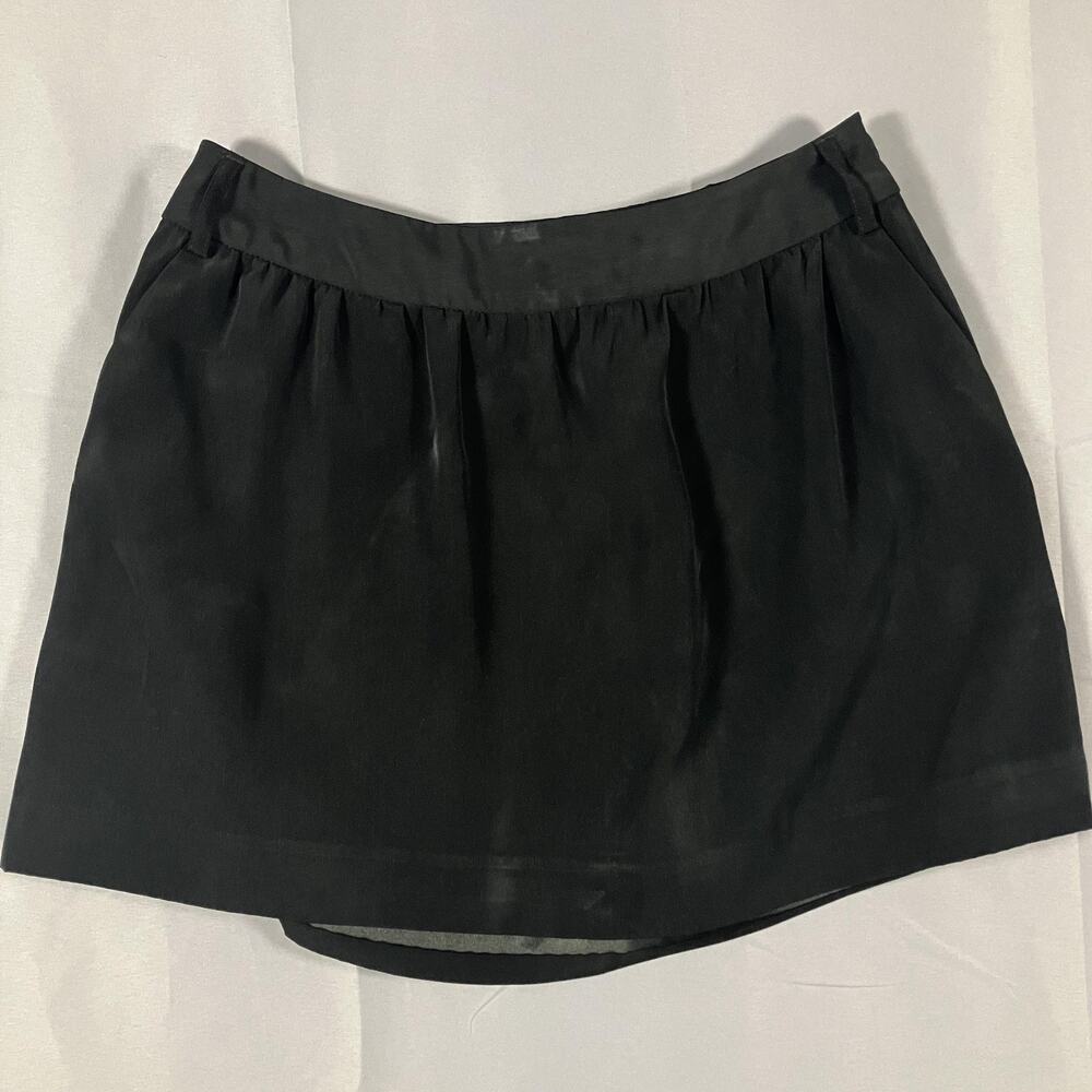 Express‎ Skirt Womens 4 Black Mini High Waist Pockets Lined Career Dressy